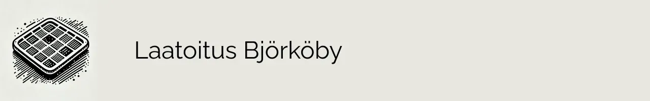 Laatoitus Björköby