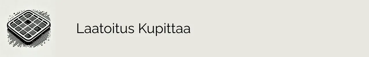 Laatoitus Kupittaa